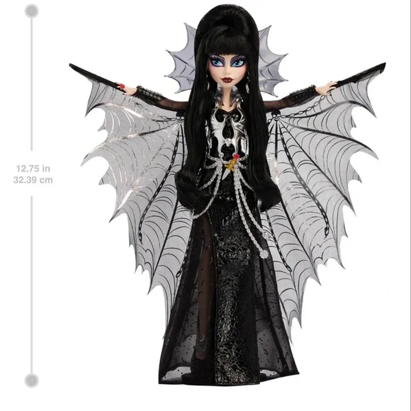 Mattel Creations Monster High Skullector Elvira Toy Doll 2025 *IN HAND!!*